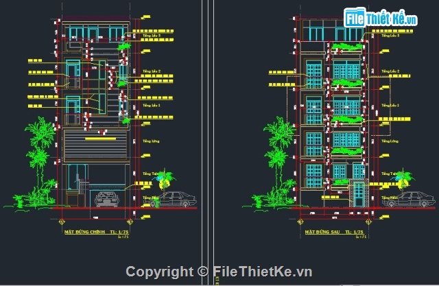 nhà phố 5 tầng,nhà 5 tầng,thiết kế nhà phố,nhà phố 5 tầng 6x14.5m,nhà phố 5 tầng 1 hầm